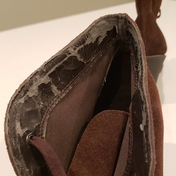 Aerosoles Chocolate Brown High Heel Desert boot - Picture 16 of 16